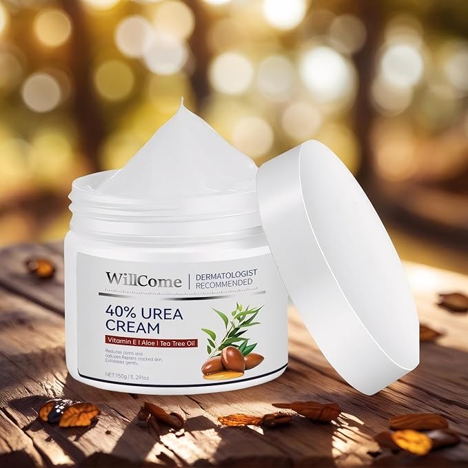 Urea Cream 40 Percent for Feet Maximum Strength Plus Salicylic Acid 2%,Foot Cream for Dry Cracked Heels Feet Hands, Foot Callus Remover Gel,Urea Foot Repair Lotion,Health Care for Women&Men,150g