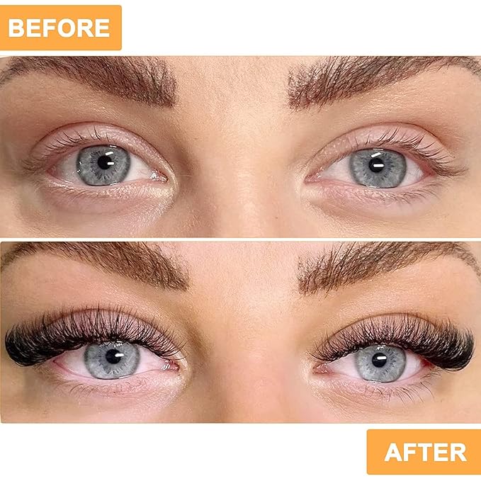 B&Q Lash Clusters 280PCS Eyelash Clusters, 40D D 9-16MIX Individual Lash Comfortable Eyelash Extension, Classic Look & Soft Pestañas Postizas Diy at Home(RRDH-40D-0.07D-9-16MIX new)