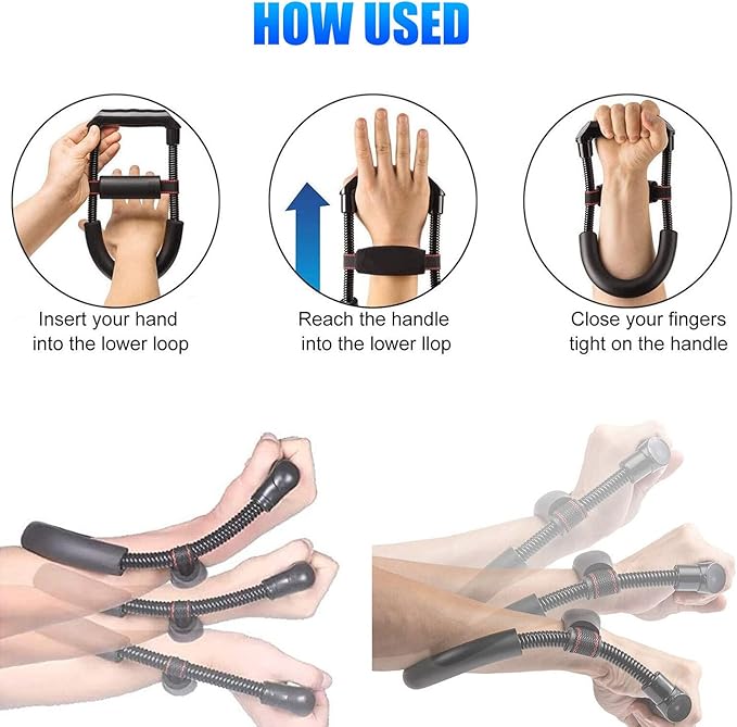 2PCS Professional Wrist Strengthener Adjustable Forearm Workout Trainer