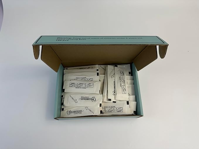 150 pcs Dental Flossers Each Individually Wrapped, Dental Floss Picks Flat Wire (Random New/Old Packaging)