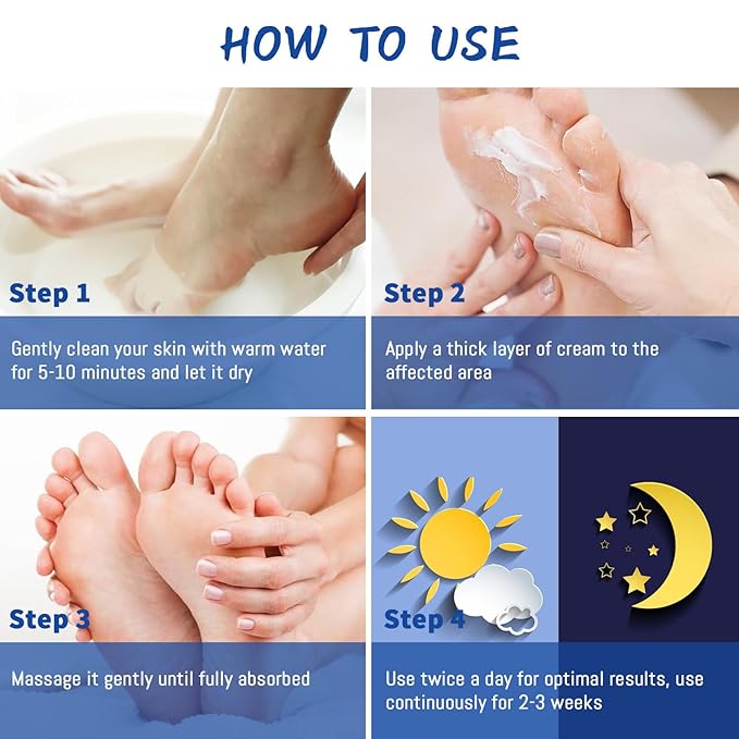 Urea 60% with 2% Salicylic Acid Foot Cream - Lotion For Dry & Cracked Feet Elbows Heels Hands, Hydrates & Nourish Foot Care for Softening & Moisturizing, Smoothing Skin Women Men, 5.3 oz (60%, 150ml)