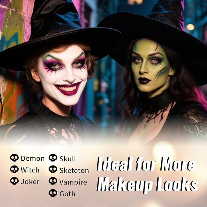 Blue Oil Based Face Body Paint Stick, Non-toxic Full-coverage Face Painting for SFX Cosplay Halloween SFX Mystique Smurf Clown Makeup Avatar, Waterproof Cream Blue Body Painting for Adults