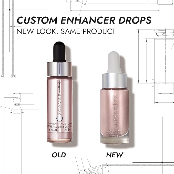 COVER FX Custom Enhancer Drops - Candlelight: Classic Liquid Highlighter 15mL