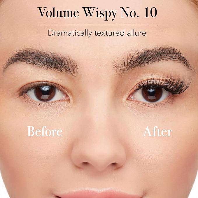 Pro Lash SoftWear Professionally Styled Lash Clusters - Seamless, Lightweight Lashes - 7-Day Cluster Eyelash Extensions - Waterproof Lashes Clusters - Single Set - Volume Wispy No. 10 Black