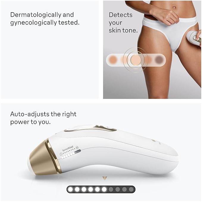 Braun IPL Silk·Expert Pro 5 PL5157 Latest Generation IPL, Permanent Visible Hair Reduction, at-Home Hair Removal System with Soft Pouch and Precision Head