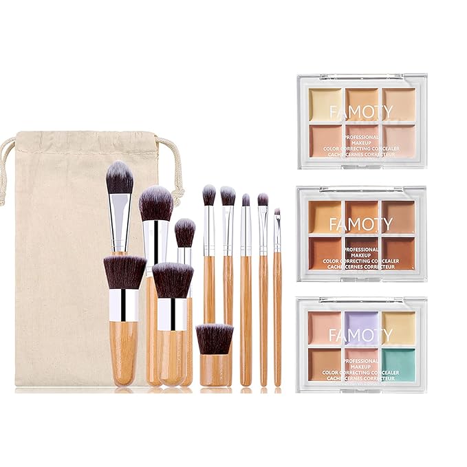 3 Pack Highlight & Contour Pro Palette, with Birthday Gift