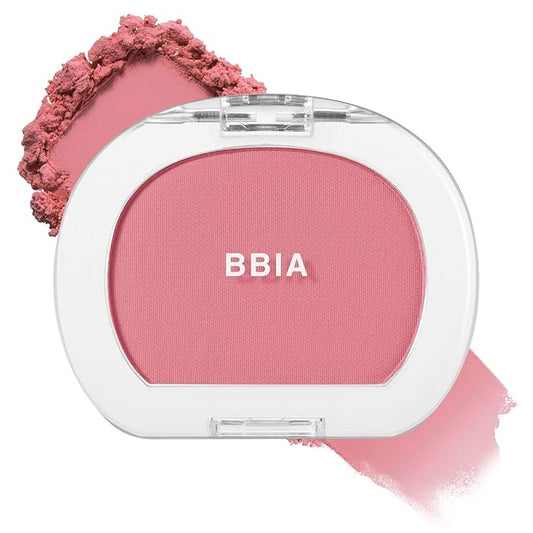BBIA Last Blush NEW 15 Colors - Cheek Blush Shaping Shading Contour & Highlight Long-Lasting Matte Finish Natural Shades Buildable & Blendable Daily Korean Face Makeup (02 CAMELLIA, Pack of 1)