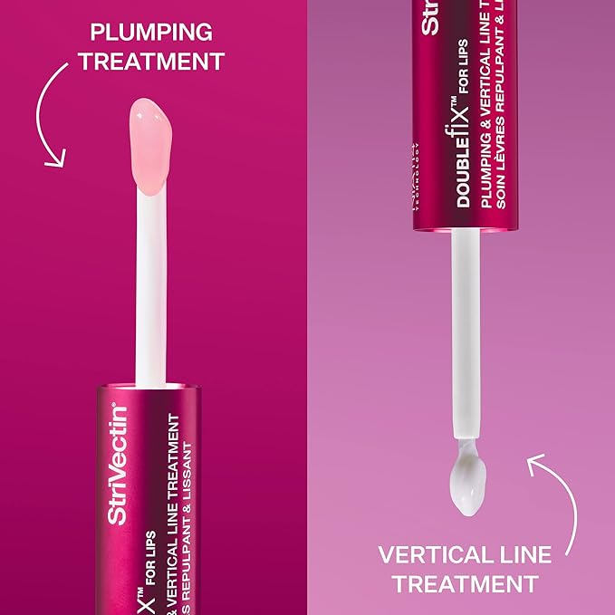 StriVectin DoubleFix For Lips 2-in-1 Lip Fix Plumping Treatment & Vertical Line Treatment (Pack of 2)