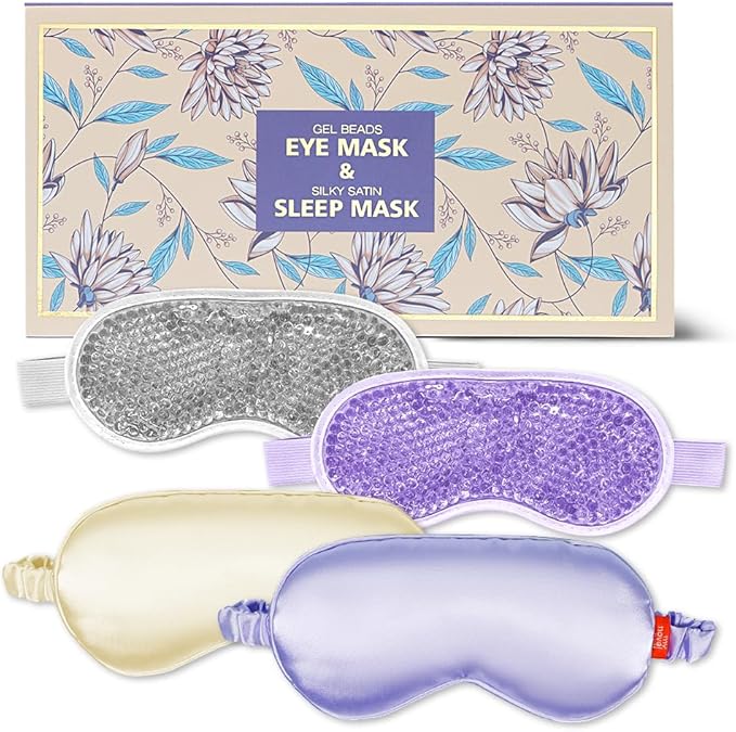 Cooling eye mask and silky