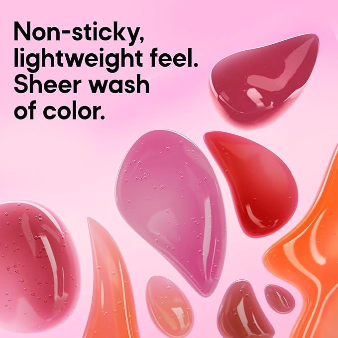 Almay Gleam Big Lip Serum, Hydrating and Moisturizing, Hypoallergenic Lip Gloss, Non-Sticky, 600 Mon Cherry, 0.13 fl oz