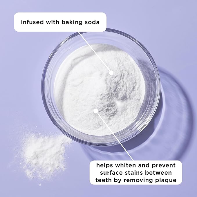 REACH POP Whitening Dental Floss, Mint, Baking Soda Infused, Teeth Whitening, Plaque Remover for Teeth, Shred Resistant, Vegan Wax, Cruelty Free, Oral Care, PFAS Free, 54.6 yd (Pack of 2)