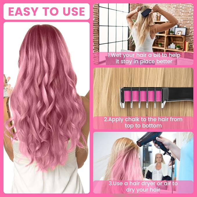 Hair Chalk for Girls -