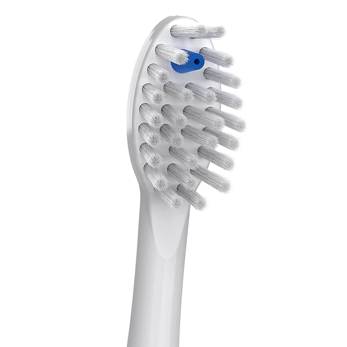 Waterpik Genuine Full Size Replacement Brush Heads with Covers for Sonic-Fusion Flossing Toothbrush SFFB-2EW, 2 Count White (Pack of 2)