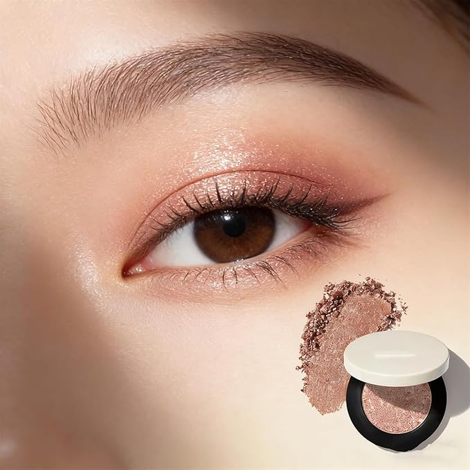Multicolor Metallic Eyeshadow – Buildable, Dimensional Long-Wear, Shimmering Metallic, Crease-Proof Powder Eyeshadow (1pcs-A)