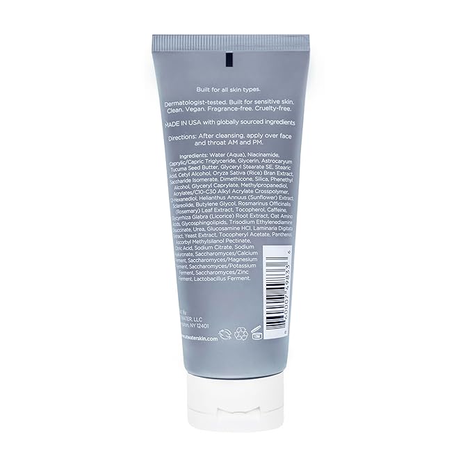 ATWATER Skin Armor Men's Face Moisturizer with Niacinamide and Licorice Root, for all Skin Types - Oily, Dry, Combination - Anti Aging Moisturizer Face Cream for Men - 3.4 oz