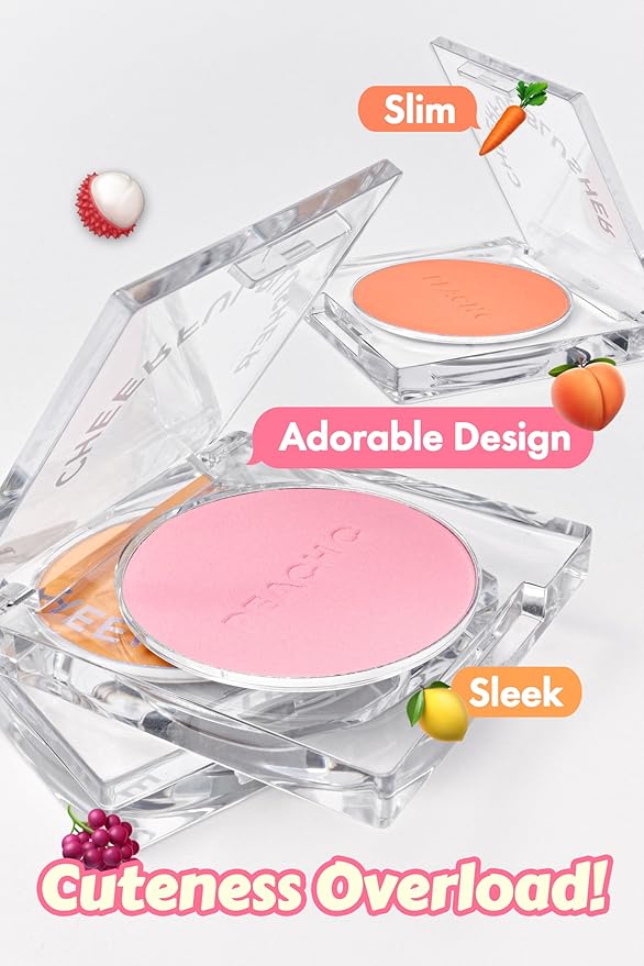 Cheerful Blusher | Yellow Orange Blush for Cheeks (03 Mangoful) 14 Oz