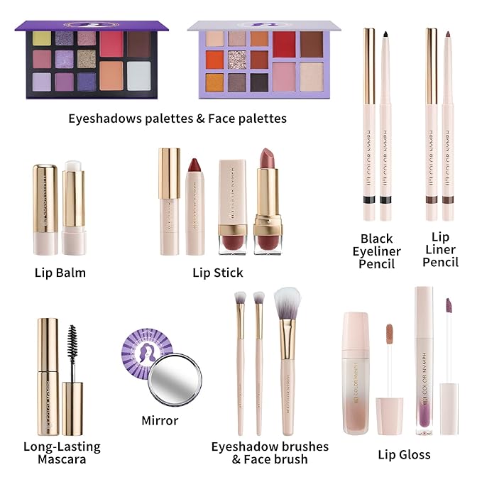 Color Nymph Beginner Makeup Set for Teens, Full