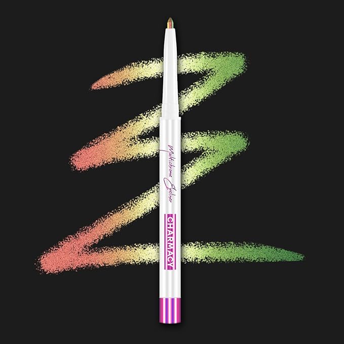 CHARMACY Chameleon Eyeliner Gel Pen, Color Changing Eyeliner, Long-Lasting, Waterproof & Smudge-Proof Formula, Metallic & Shimmer Shades for Creative Makeup, Easy Application (B01)