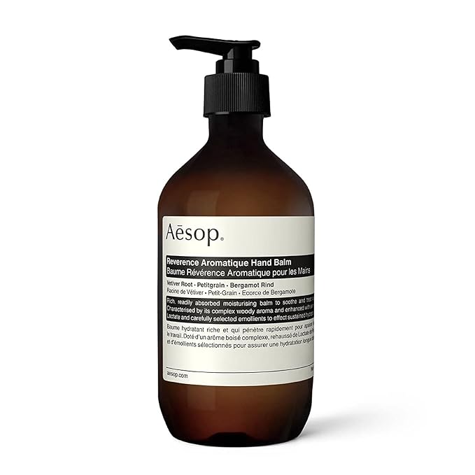 Aesop Reverence Aromatique Hand Balm | Rich, Skin-Softening Balm For Sustained Hydration with Emollient Ingredients | Vegan and Cruelty-Free | 16.9 oz