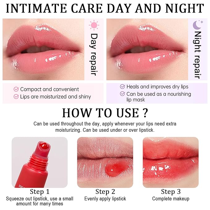 Lip Butter Balm, Day/Night Hydrating Lip Sugar