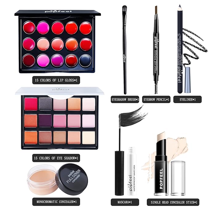 8PCS Colors Professional make up set,