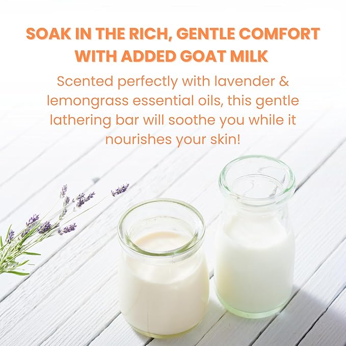 Soak Street Real American Soap (Variety Bundle, 3 Pack) – Natural Bar Soap Made with Grass-Fed Tallow, Conditioning Lard, & Pure Coconut Oil – Unscented, Charcoal & Tea Tree Oil, & Lavender Goat Milk
