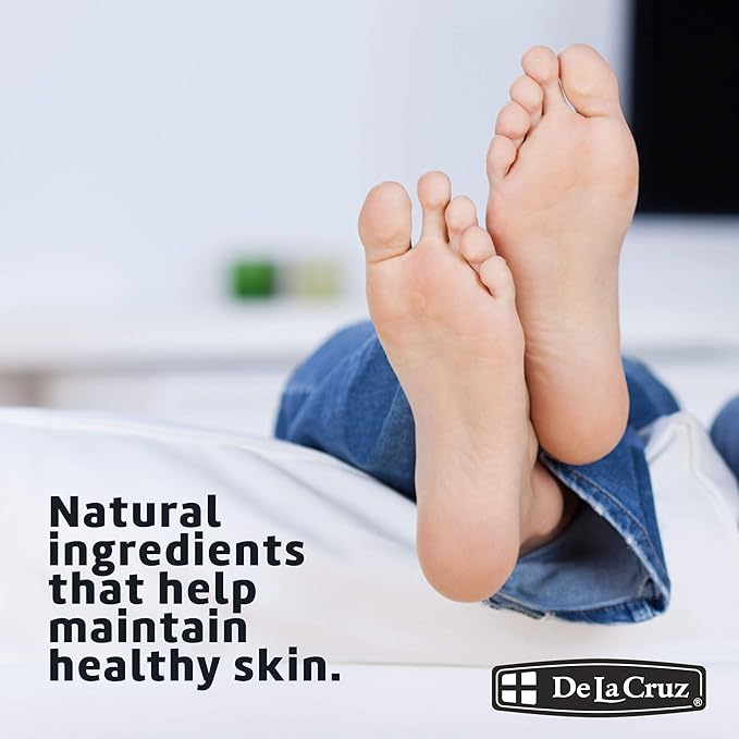 De La Cruz Arnica Salve - Foot Cream for Dry Cracked Heels and Feet - Moisturizing Hand Salve for Dried Hands - 24 Hour Moisture Foot Cream for Dry Cracked Feet and Rough Skin - (2 Ounces - 5 Jars)