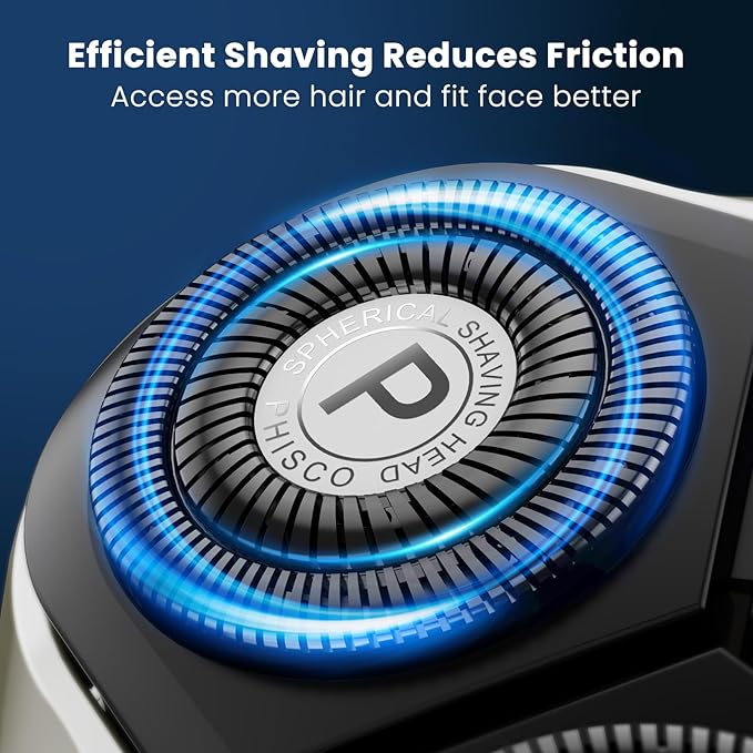 Phisco 8112 Titanium-Coated Razor Blades for Sensitive Skin, Hypoallergenic, Sharp and Durable