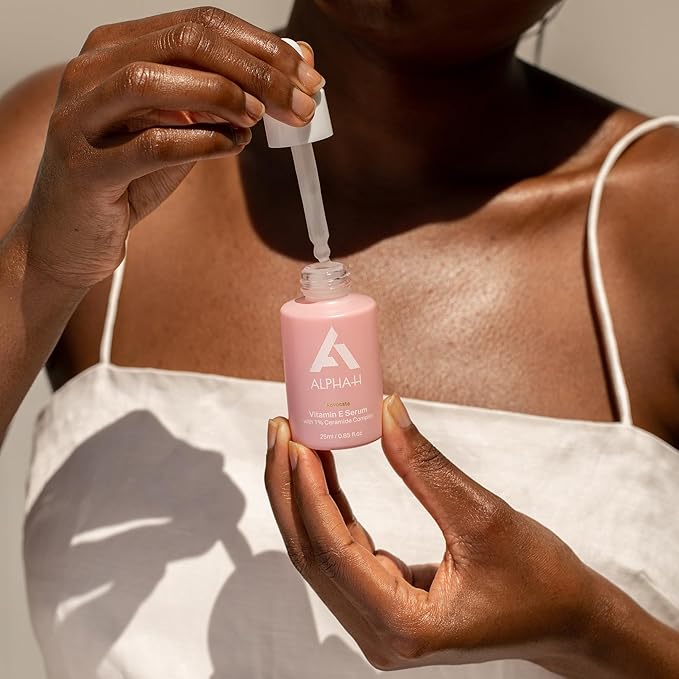 Alpha-H Vitamin E Serum With 1% Ceramide Complex - Lightweight Comfort For Dry, Sensitive Skin - Helps Calm Redness, Support Your Barrier, And Restore Softness