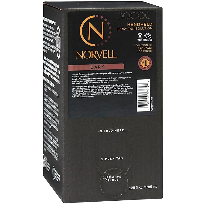 Norvell Premium Sunless Tanning Solution - Dark, 128 fl.oz.