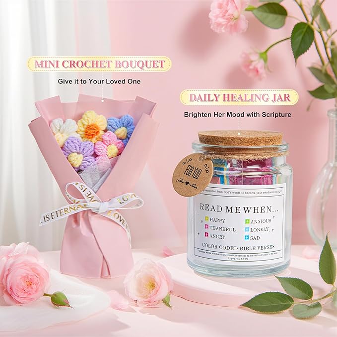 Valentines Day Gifts for Her Women Girlfriend Wife Daughter, 11 Pcs Birthday Gifts for Women Mom Her Best Friend Sister Grandma, Self Care Gift Get well Relaxing Spa Thank you Sympathy Gift Basket Set