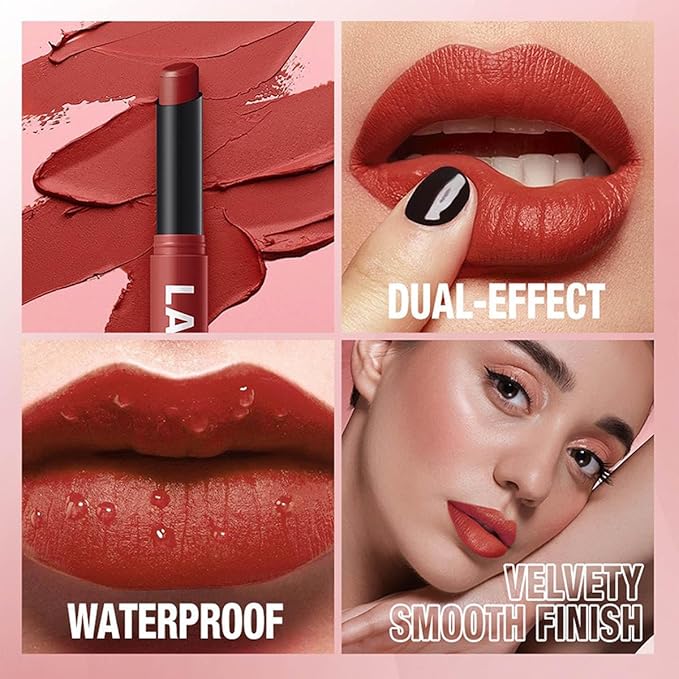 Nude Lip Liner Lipstick for Women, Lip Kit With Lip Liner Pencil Lip Stick Set, Waterproof Long Lasting Lipliner Lipstick, Transferproof Lip pencil Lip Crayon 03#