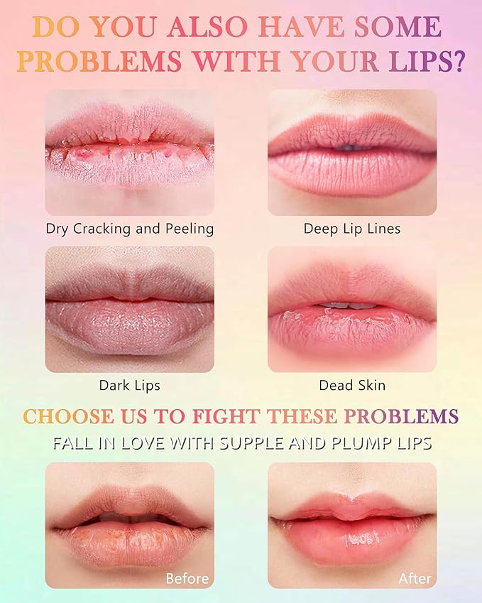 Hydrating Lip Glowy Balm, Ultra-Nourishing Lip Balm-04#Grape