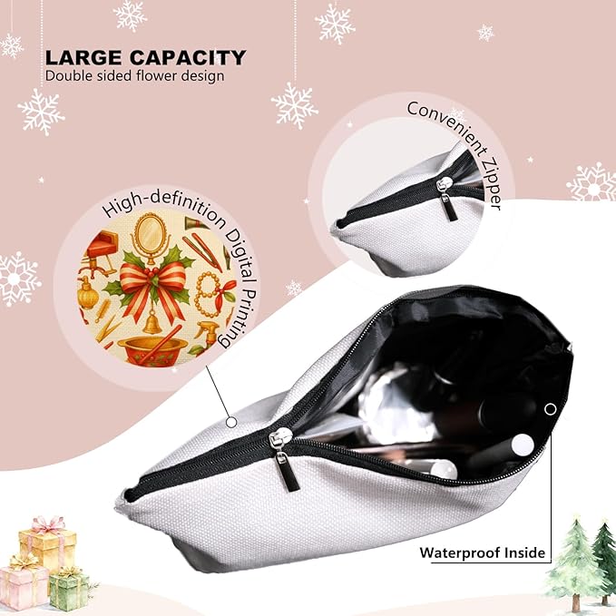 EKGJW Chrisamas Hairstylist Gifts Women Makeup Bag Make Up Bag, Cosmetic Bags for Hairstylists, Hairdresser Gifts for Cosmetology Student Teen Girls