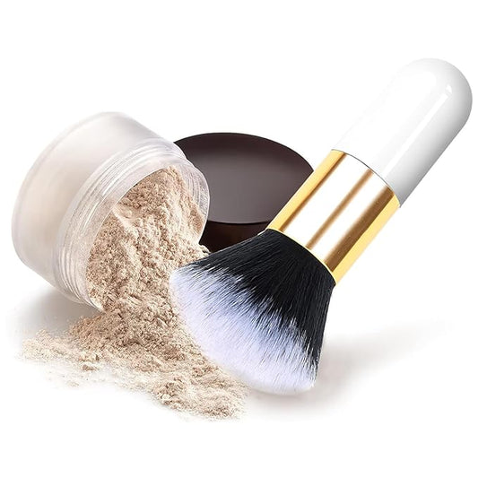 Makeup Blush Brushes for Cheeks, Travel Size Face Powder Brush for Loose Powder, Fluffy Foundation Brush for Face, Blush/Powder/Eye Shadow Brush Set, Beauty Tools