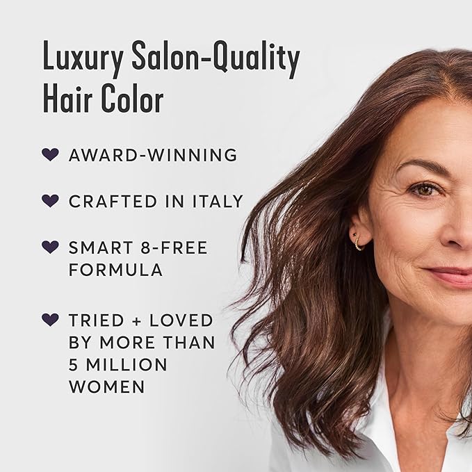 Madison Reed Radiant Hair Color Kit - 5NGM Dark Cinnamon Brown with Gold Mahogany Tones (Catania Brown), Dimensional Gray Hair Blending Permanent Hair Dye, PPD-Free & Ammonia-Free, 2 Pack