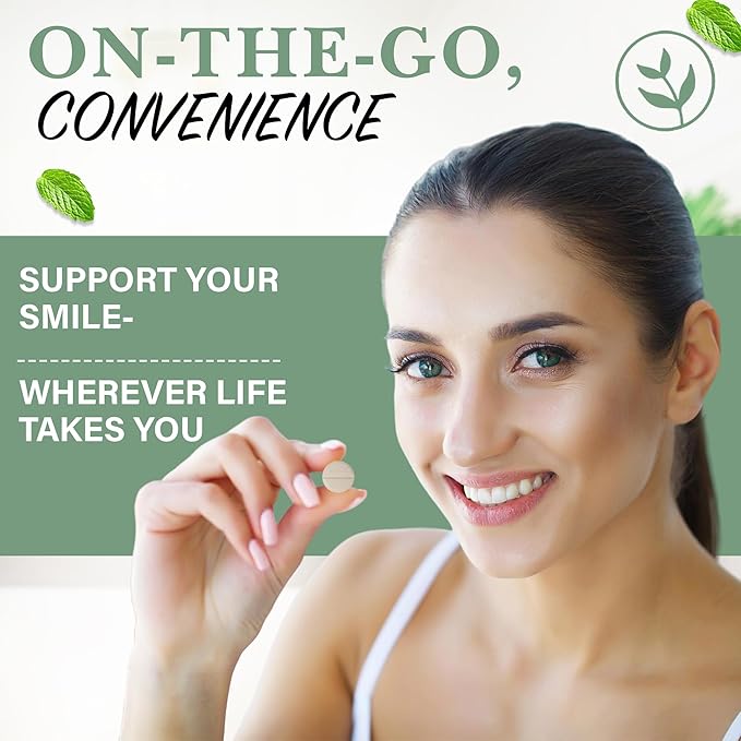 Living Well with Dr. Michelle RE-Mints – Remineralizing Breath Lozenge with Hydroxyapatite + Xylitol – Fluoride-Free, Dentist-Developed, Enamel Support, Clean Ingredients – 30 Count
