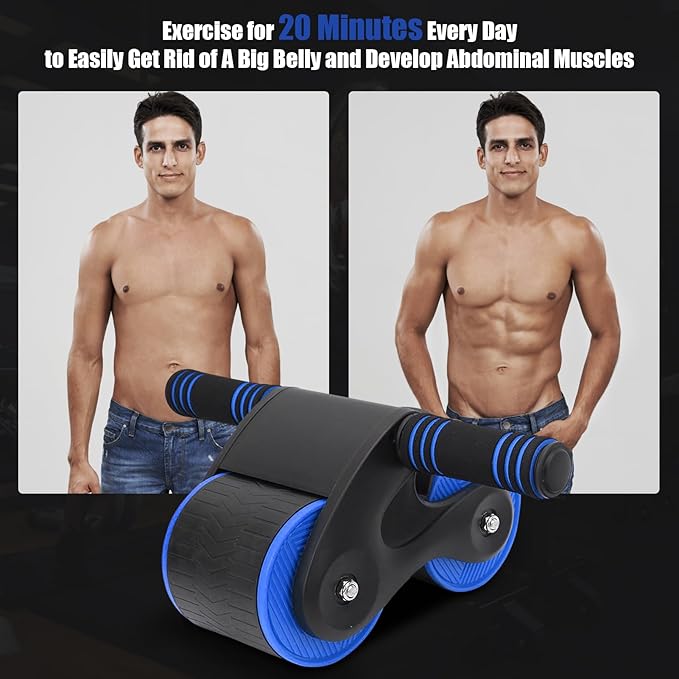 Abdomina Roller Workout Exerciser Equipment