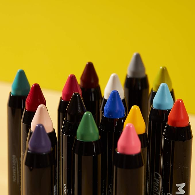 Face Paint Stick / Body Crayon makeup for the Face & Body by Moon Creations - 0.12oz - Orange
