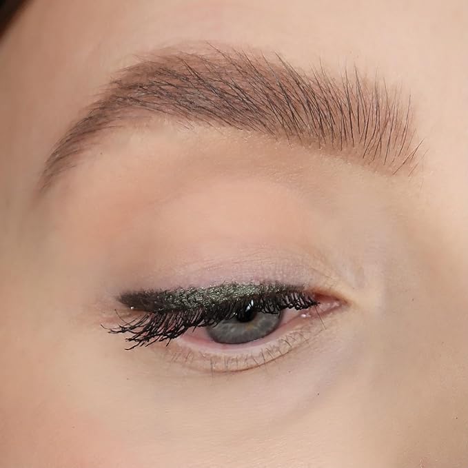 Sandstone Scandinavia Hypoallergenic Waterproof Eyeliner - Fragrance Free Metallic Green Eye liner - Vegan and Cruelty Free Eye Pencil - Eyeliner Pencil for Sensitive Eyes (Green Envy)