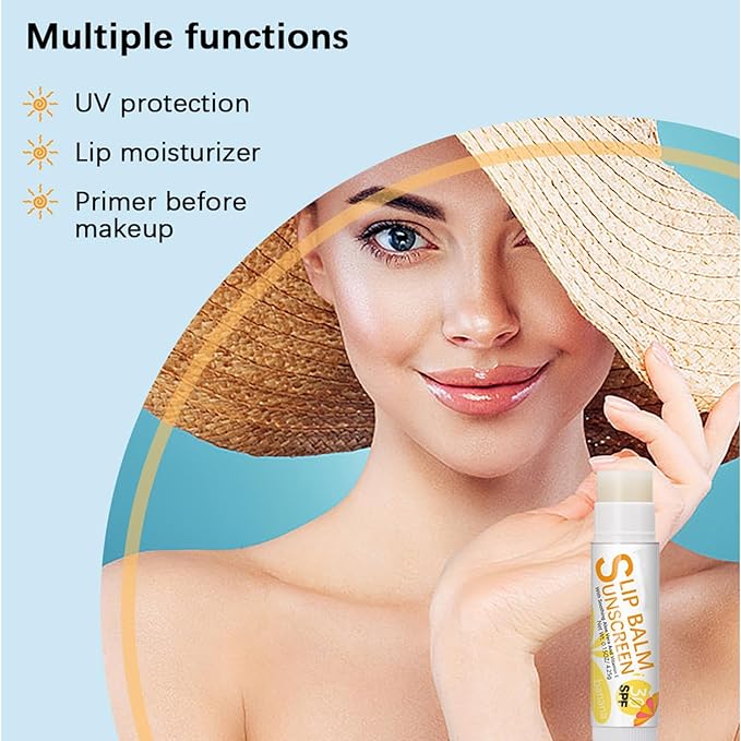 Spf 30 Lip Balm, 3Pcs Sunscreen Gilrs