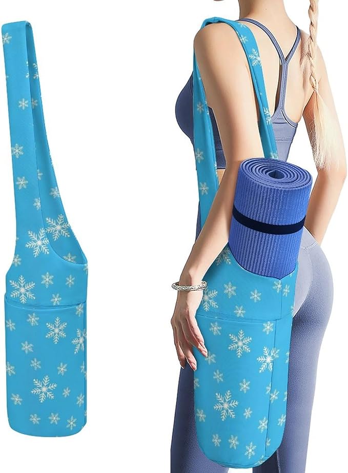 Stylish Yoga Mat Bag for Women Exercise Mat Holder with Shoulder Strap Yoga Mats Totes Sports Storage Bag