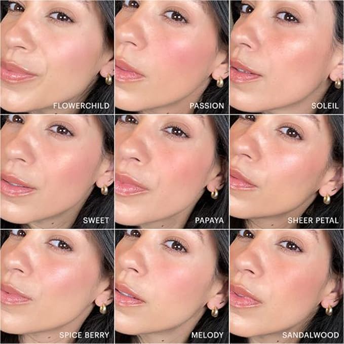 Glo Skin Beauty Blush (Soleil) - Pressed Powder Blush for Cheeks, High Pigment Mineral Face Makeup Creates a Natural, Healthy Glow