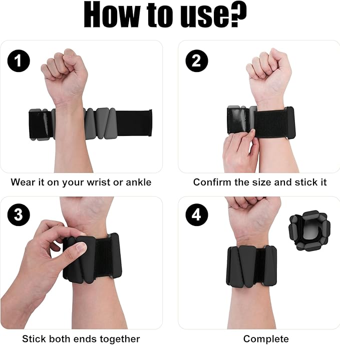 Beyoung Wrist and Ankle Weights for Women Men 2 (1lb (1lb Each),