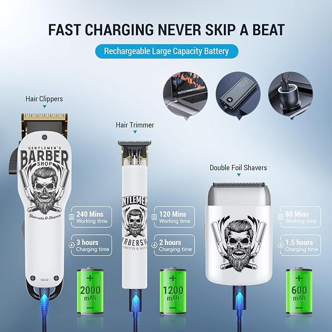 BESTBOMG Hair Clippers for Men