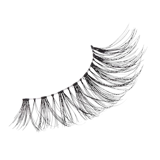KISS So Wispy, False Eyelashes, 'Style #01', 14mm, Includes 5 Pairs Of Lashes, Easy to Apply, Reusable Lash Clusters