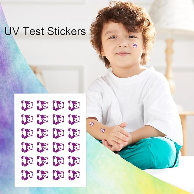 UV Stickers for Sunscreen -
