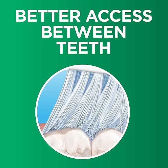GUM Summit+ Soft Toothbrush, Ultra Fine Tapered Bristles for More Effective Plaque Removal, Extra Soft Toothbrushes for Adults, 1 Count (Pack of 120)