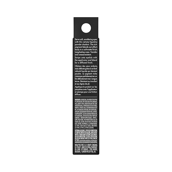 e.l.f. Liquid Velvet Eyeshadow, Crease-Resistant Liquid-to-Powder Eyeshadow For A Rich, Soft-Matte Finish, Vegan & Cruelty-Free, Currant Mood