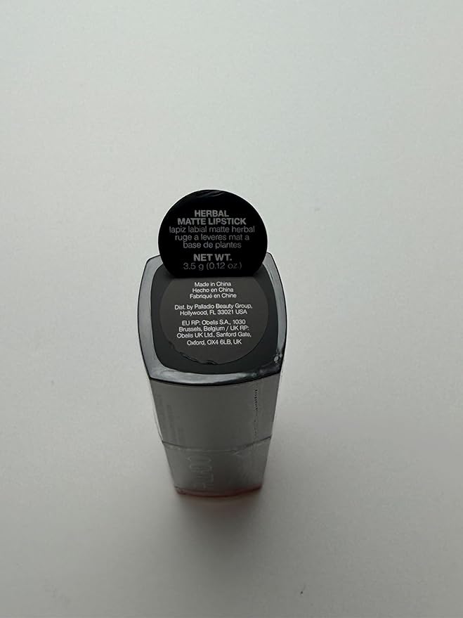 Palladio Herbal Matte Lipstick, Coral, Creamy and Full Coverage Long Lasting Matte Lipstick